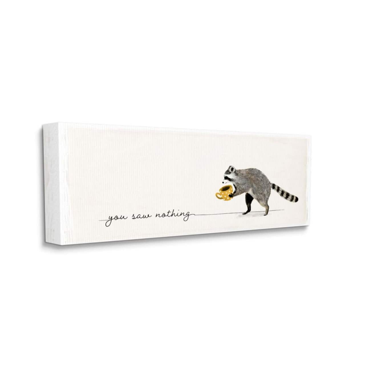 Stupell Industries You Saw Nothing Canvas Wall Art